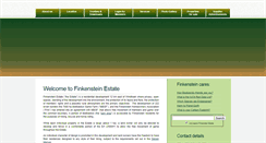 Desktop Screenshot of finkenstein.org
